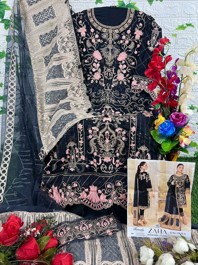 Zaha Ramsha Vol 9 Georgette Pakistani Suits Catalog